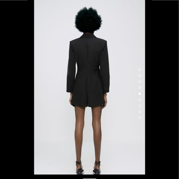 Zara cutout shirt style jumpsuit - Picture 8 of 9